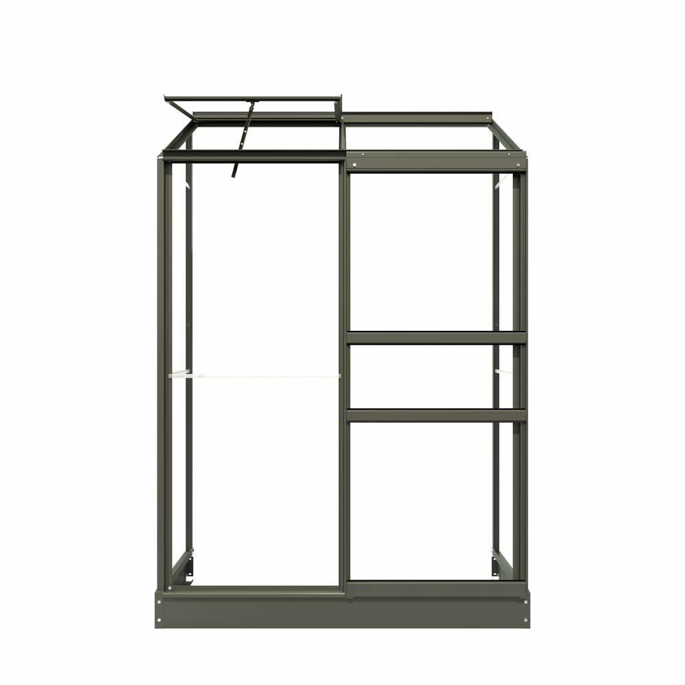 Royal Well Emma I - Muurkas - Groen/grijs - 194.00x132.00x132.00 cm - Veiligheidsglas