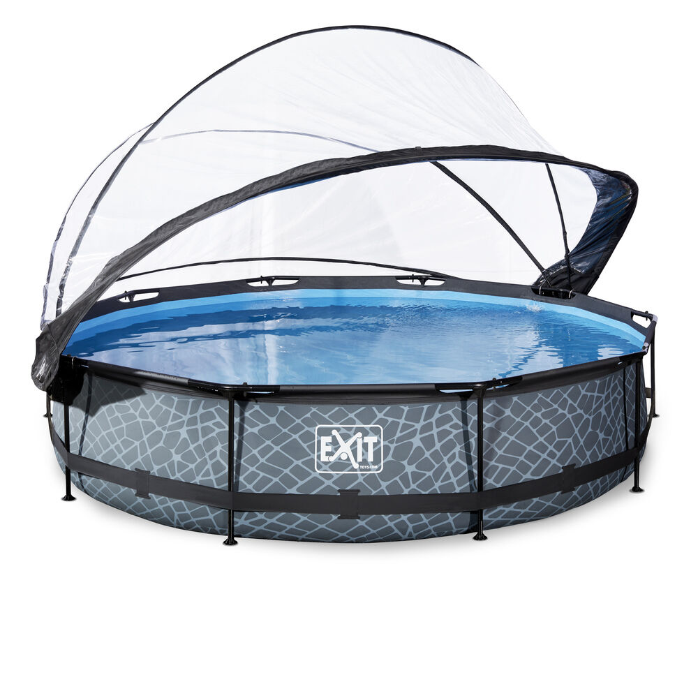 Exit Stone - Zwembad met Overkapping - 76.00 cm - 360360.00 cm - 360.00 cm - 76.00 cm