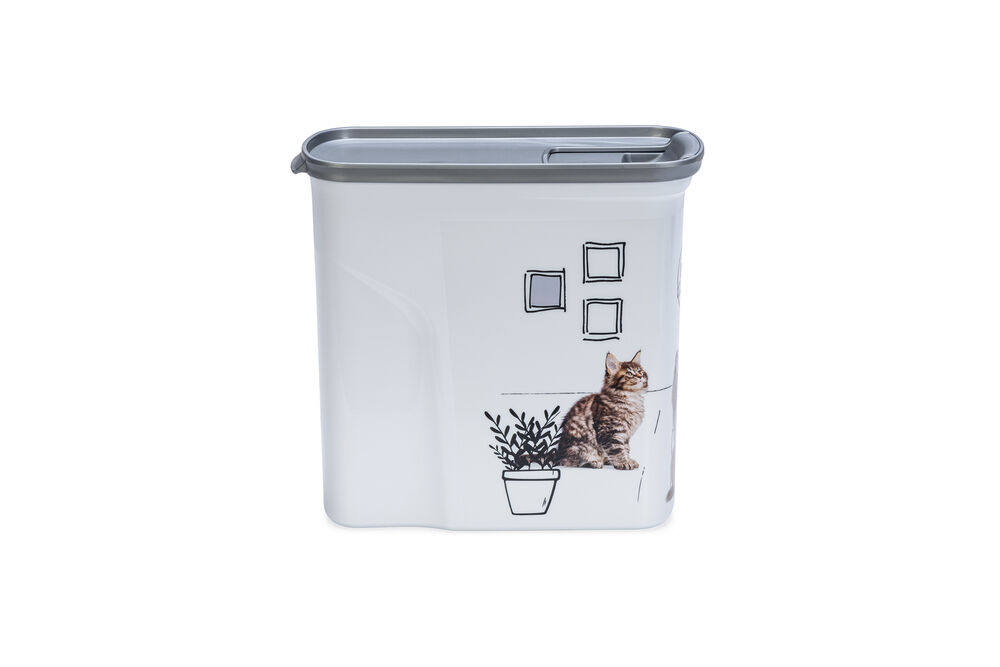 Curver Kat - Voercontainer - 2 l - Wit - 19.5x21x20 cm