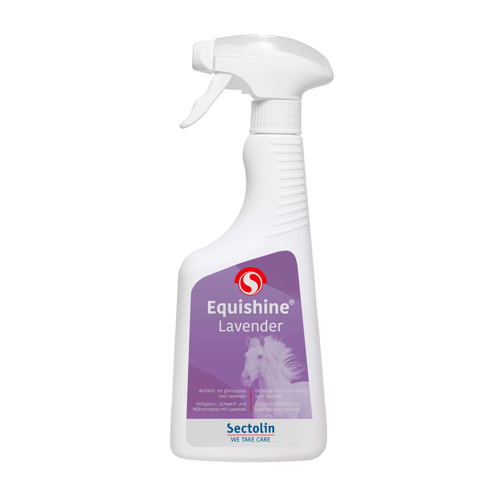 Sectolin Equishine - Antiklit en glasspray Paard - Lavendel Sectolin Equishine - Antiklit en glasspray Paard - Lavendel