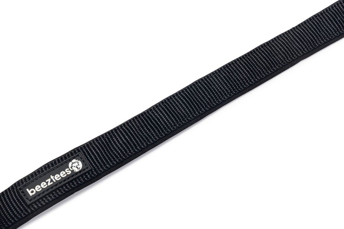 Beeztees Parinca Hondenriem - zwart - Large - 300 cm
