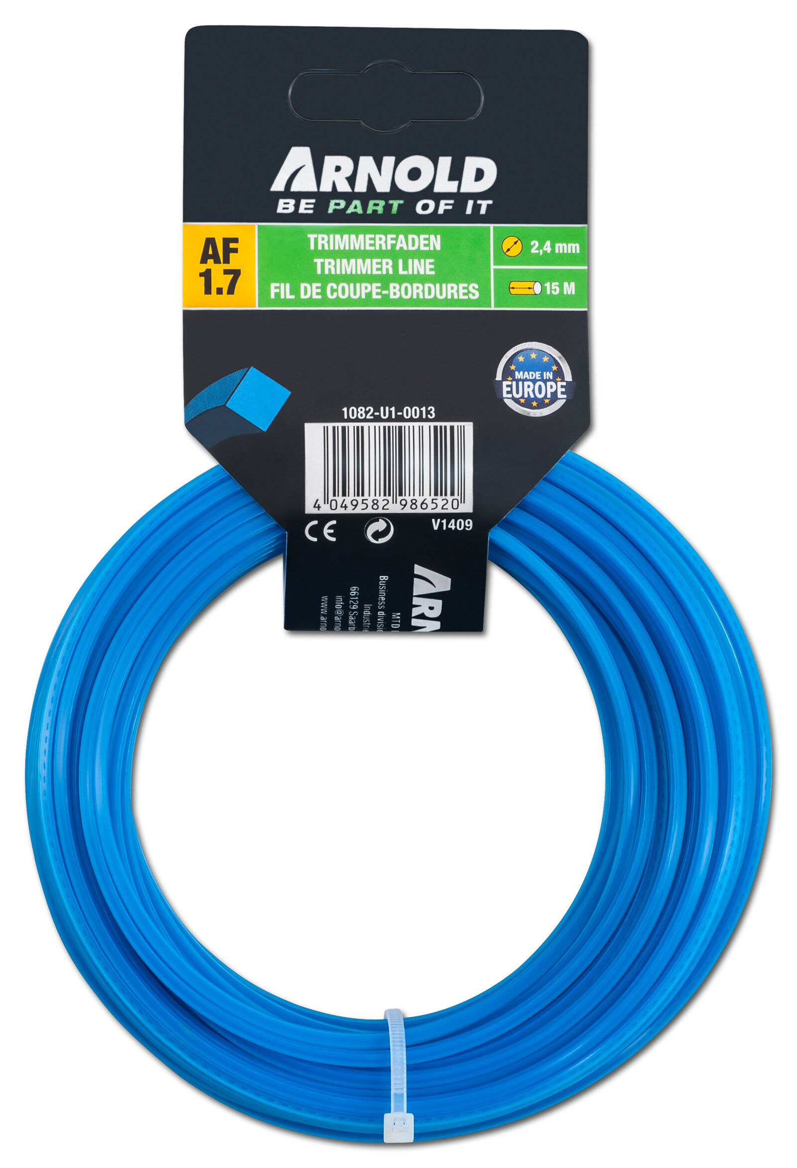 Arnold AF1.7 4knt 2.4mmx15m - Trimmerdraad