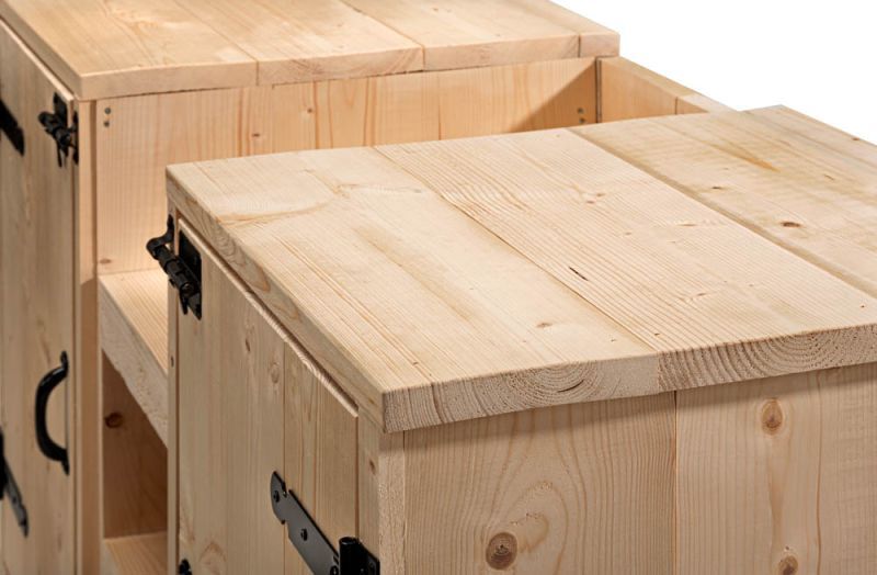 Volente Diek - Buitenkeuken - Bruin - 1x154x62 cm