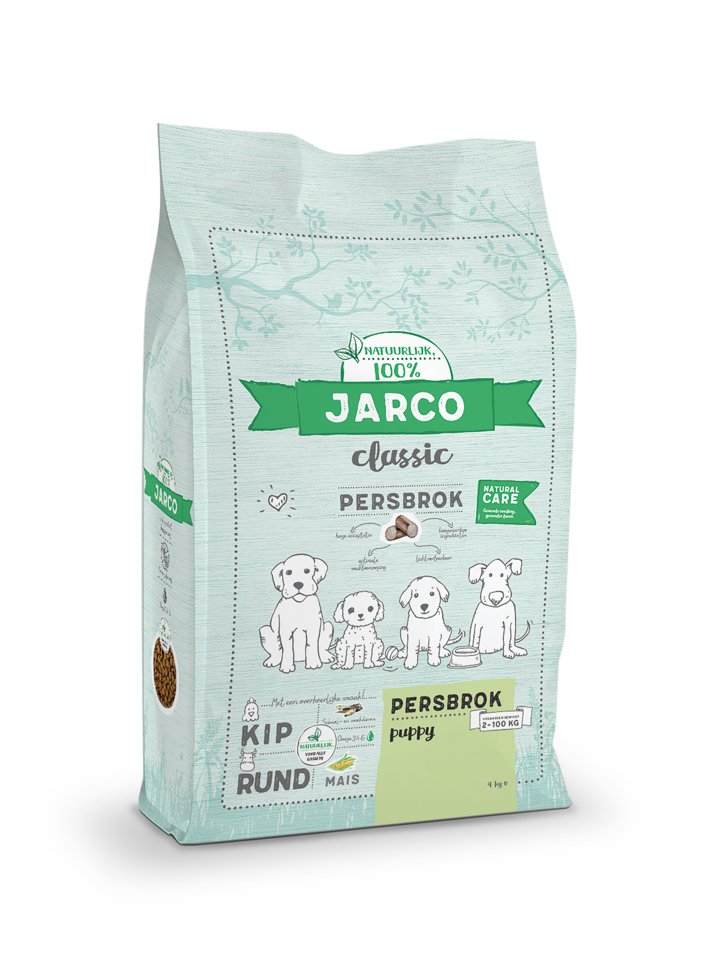 Jarco Dog Classic Pup - Hondenvoer - 15 - kip, rund Jarco Dog Classic Pup - Hondenvoer - 15 - kip, rund