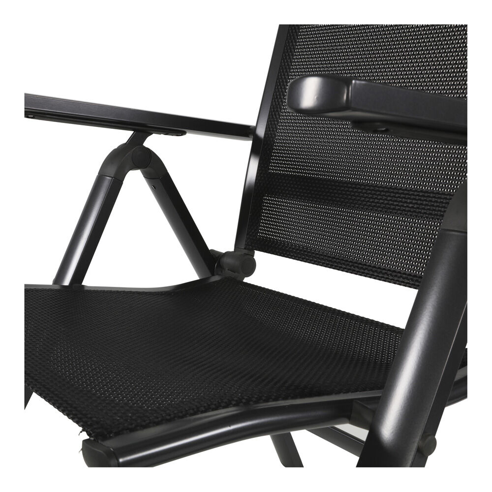 Lesli Living Carino - Tuinstoel - Antraciet - 6x4x2 cm