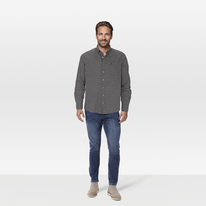 Veleste Timmy - Overhemd - 2XL - Zwart
