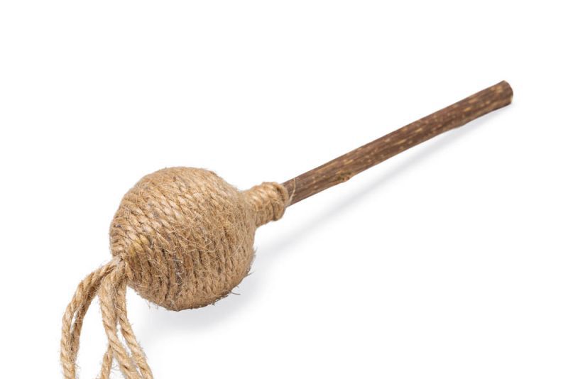 Beeztees Bal Juto - Kattenspeeltje - Beige