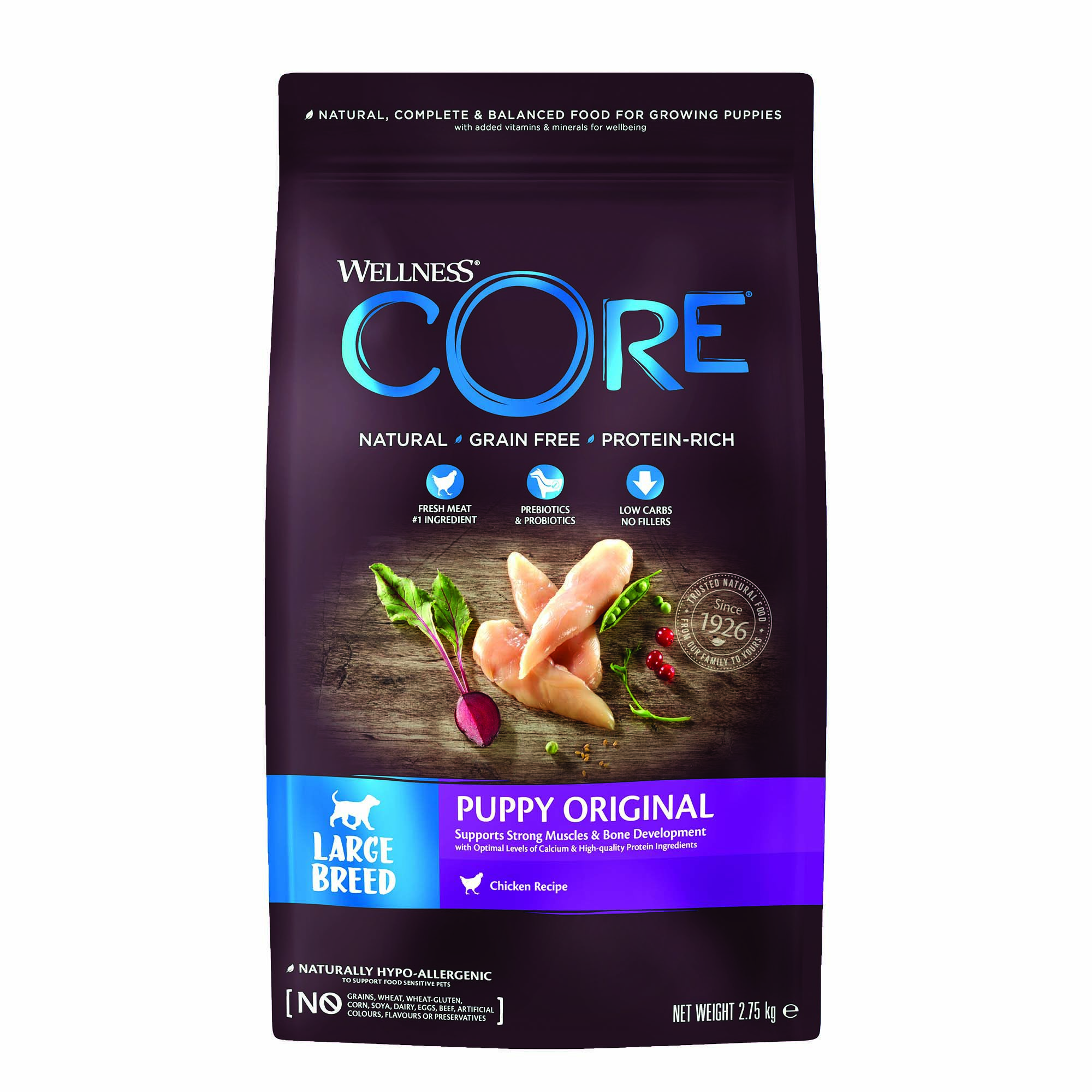 Wellness CORE Puppy Large-Breed - Hondenvoer - 10 - kip Wellness CORE Puppy Large-Breed - Hondenvoer - 10 - kip