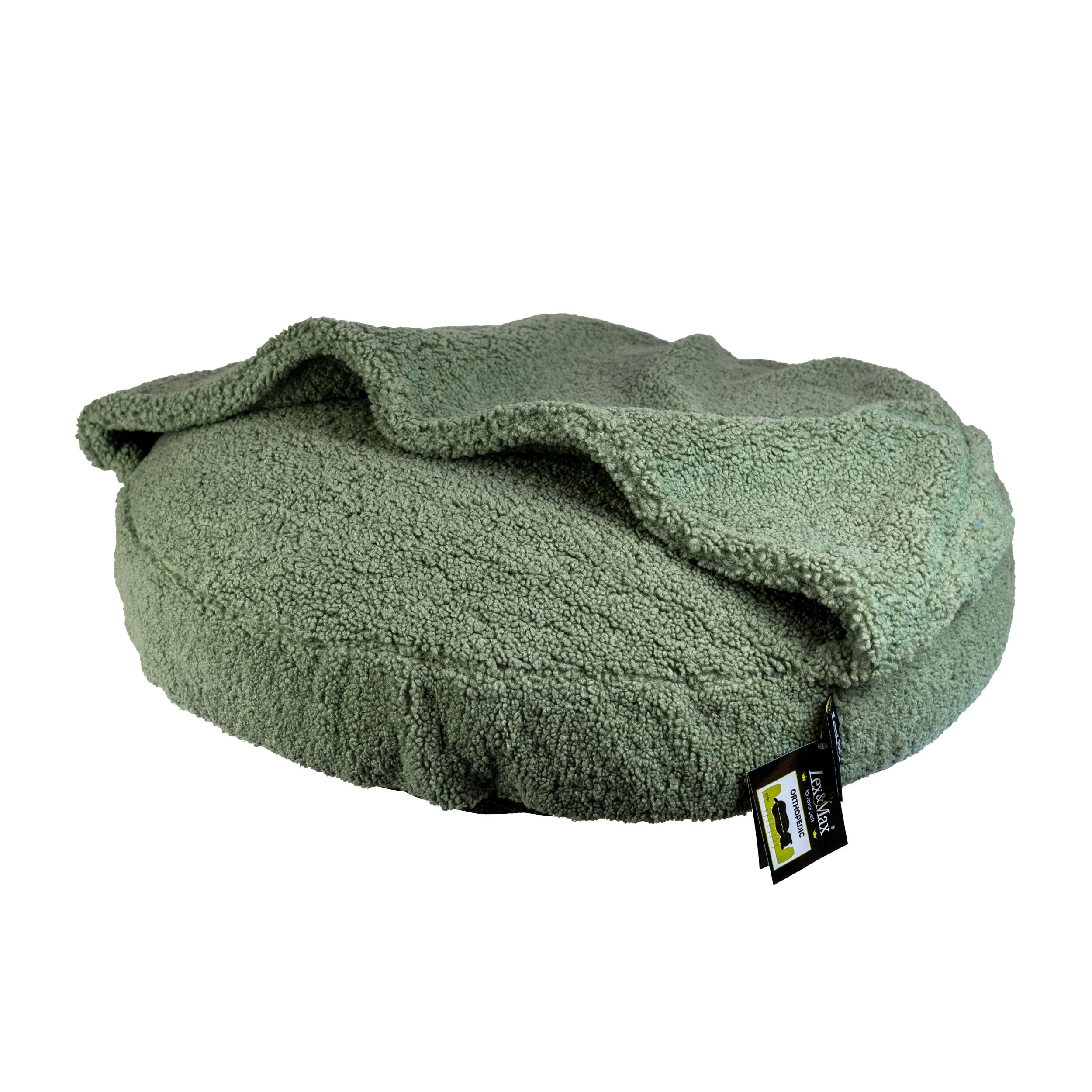 Lex & Max Hoodie - Orthopedisch Hondenmand - 1.00 cm - Groen - 90.00 cm - 90.00 cm