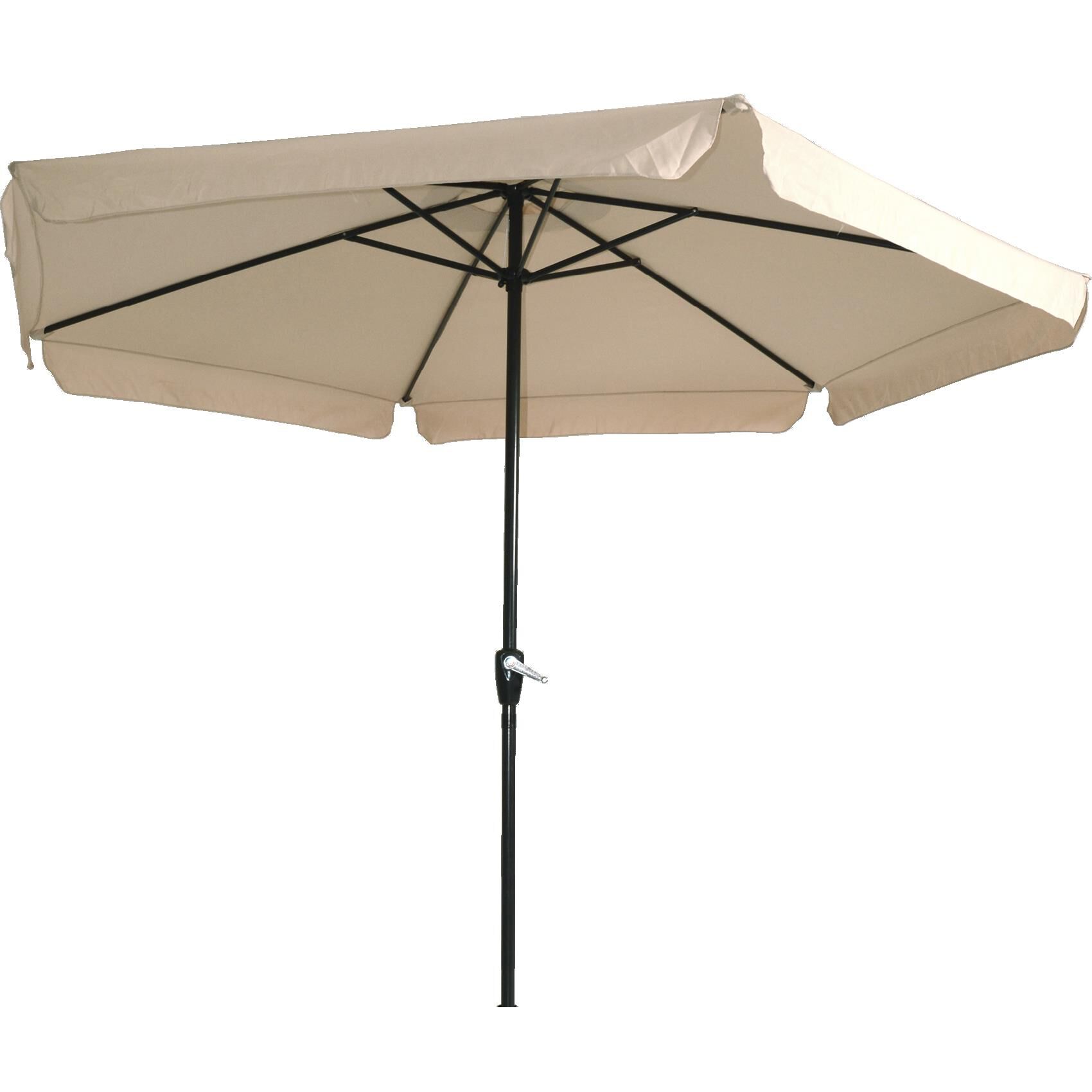 Lesli Living Gemini Stokparasol - Parasol - Ecru - 6x4x2 cm - 300 cm Lesli Living Gemini Stokparasol - Parasol - Ecru - 6x4x2 cm - 300 cm