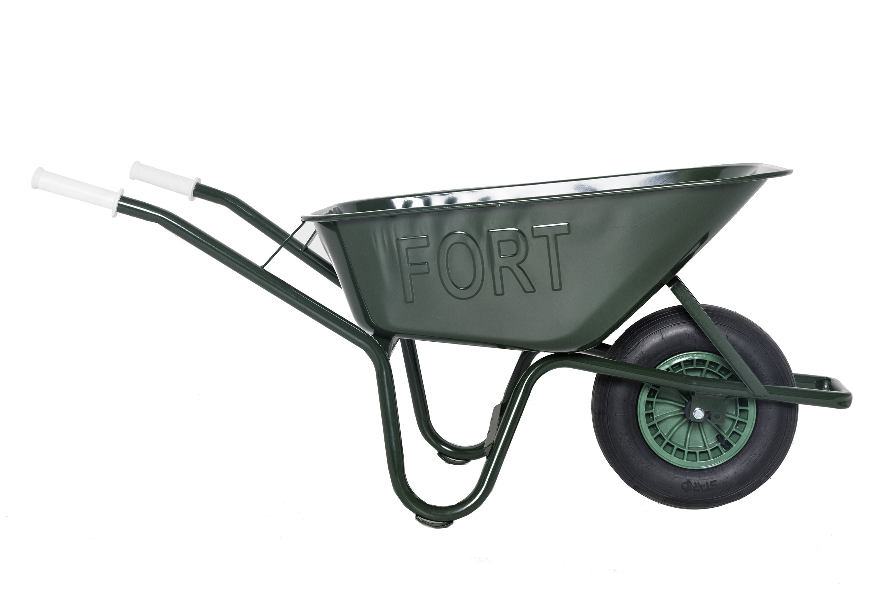 FORT 116-90 - Kruiwagen - 90 liter - Groen - 13 cm