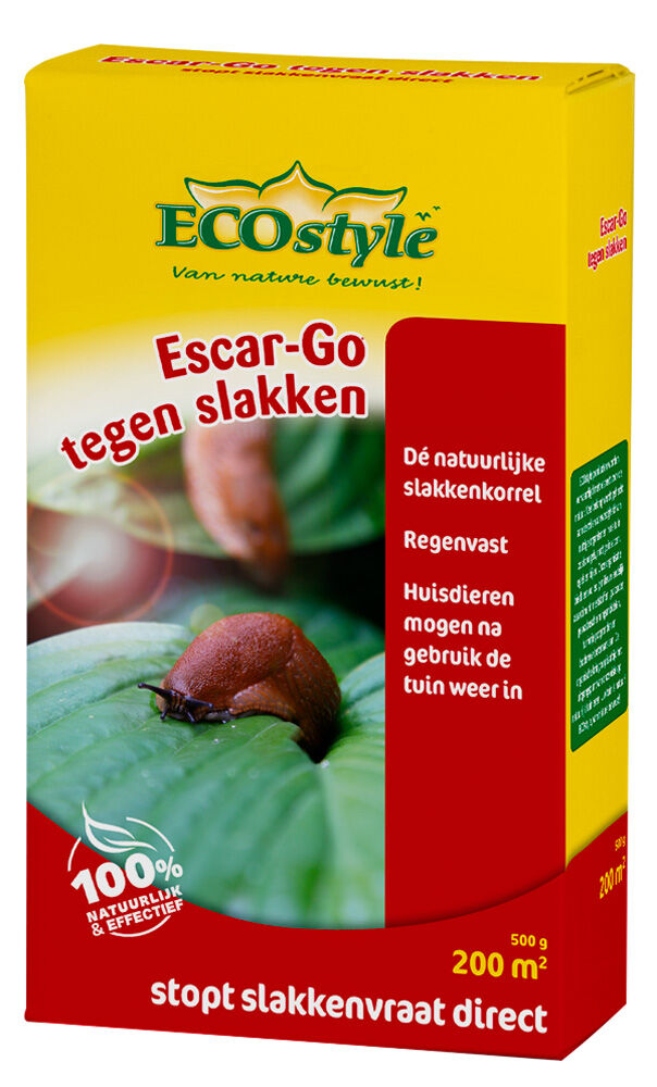 ECOstyle Slakkenkorrels Escar-Go - Tegen slakken - 500 - Korrels ECOstyle Slakkenkorrels Escar-Go - Tegen slakken - 500 - Korrels