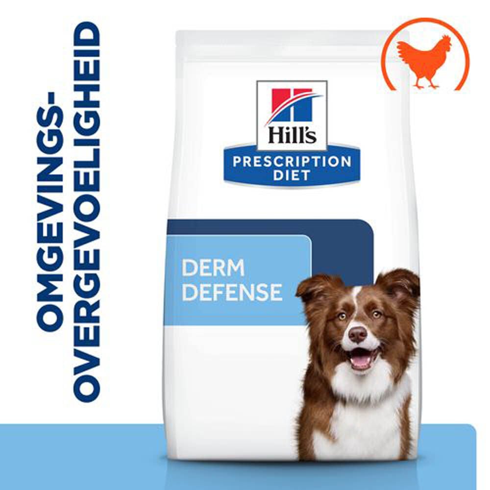 Hill's Prescription Diet Derm Defense - Hondenvoer veterinair - 12.00 - kip