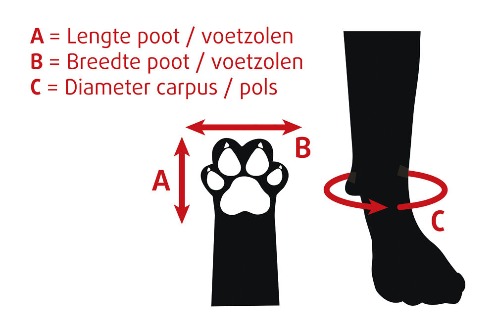 Beeztees - Beschermingsschoen Hond - Zwart - M