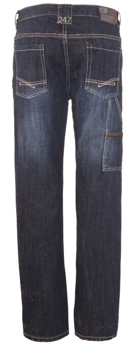 247 Jeans Wolf D30 - Werkspijkerbroek Heren - 32 - Donker denim blauw - 32