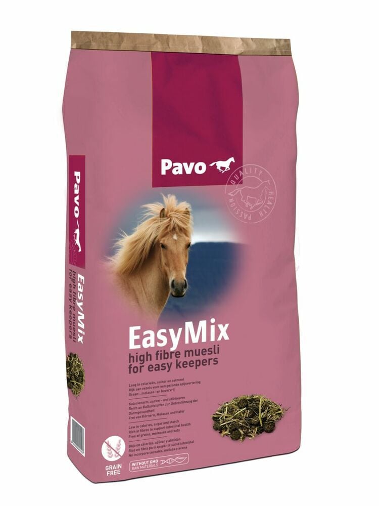 Pavo Easymix - Basisvoeding - Paardenvoer - 15 - Zak