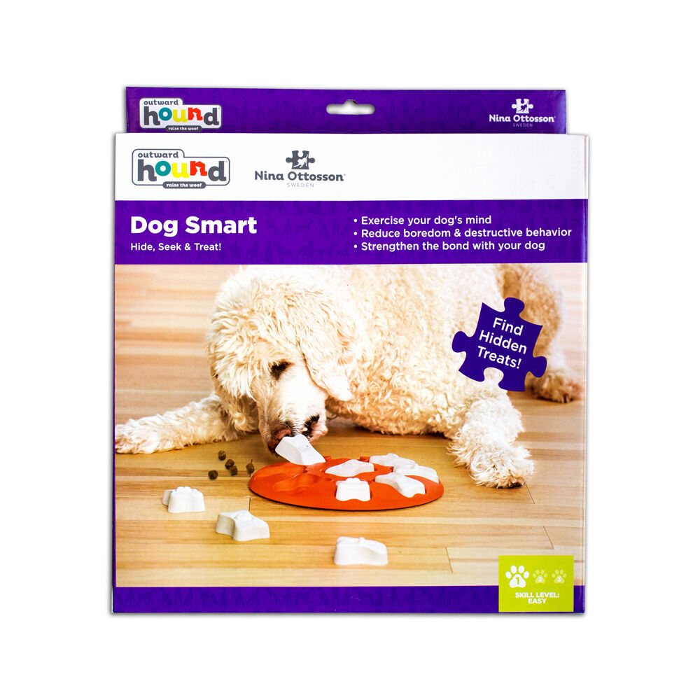 Nina Ottoson Dog Smart - Puzzel - Hondenspeelgoed - Oranje - 4x31x28 cm
