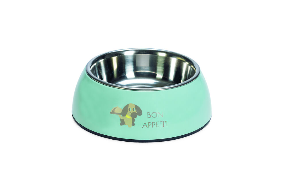 Beeztees Droppy  - Puppy Voerbak - Groen - 18 cm Beeztees Droppy  - Puppy Voerbak - Groen - 18 cm