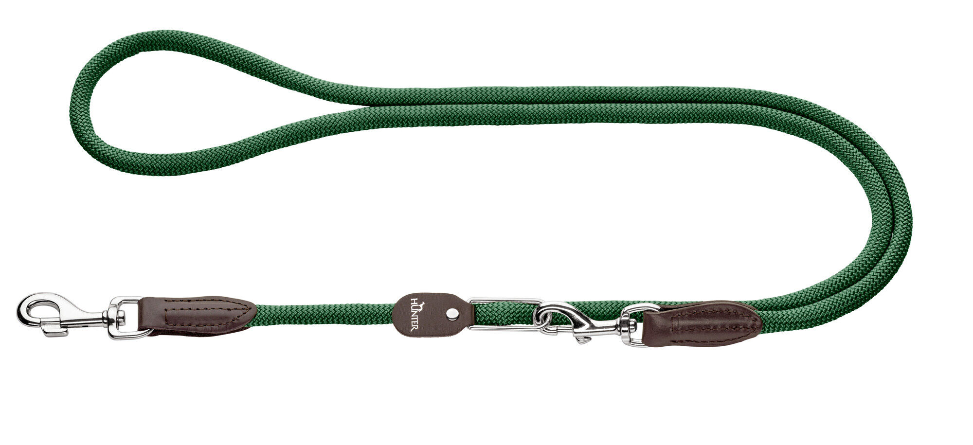 Hunter Vario Freestyle lijn - Hondenriem - 25.00 cm - Groen - 4.50 cm - 260.00 cm - 2.00 cm