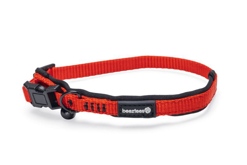 Beeztees Parinca - Kattenhalsbandje - 30 cm - Rood - 10 mm