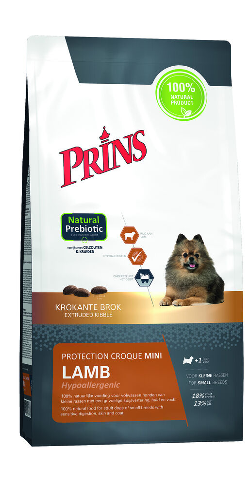 Prins Petfoods Protection Croque Mini Lamb Hypoallergenic - Hondenvoer - 10.00 - lam