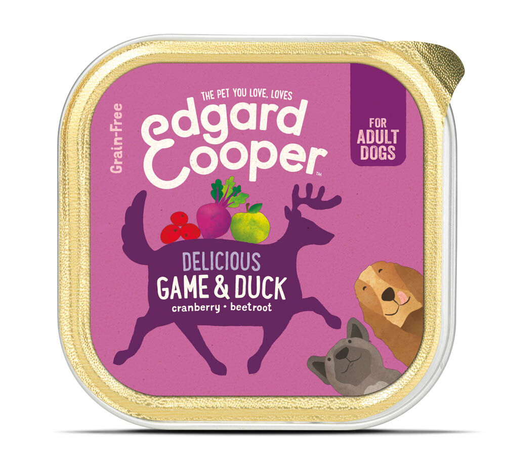 Edgard & Cooper Adult - Hondenvoer - 150 - eend, wild Edgard & Cooper Adult - Hondenvoer - 150 - eend, wild