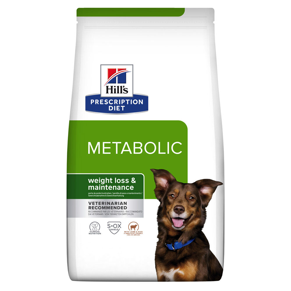 Hill's Prescription Diet Metabolic Weight Management - Hondenvoer veterinair - 12 - rijst, lam Hill's Prescription Diet Metabolic Weight Management - Hondenvoer veterinair - 12 - rijst, lam