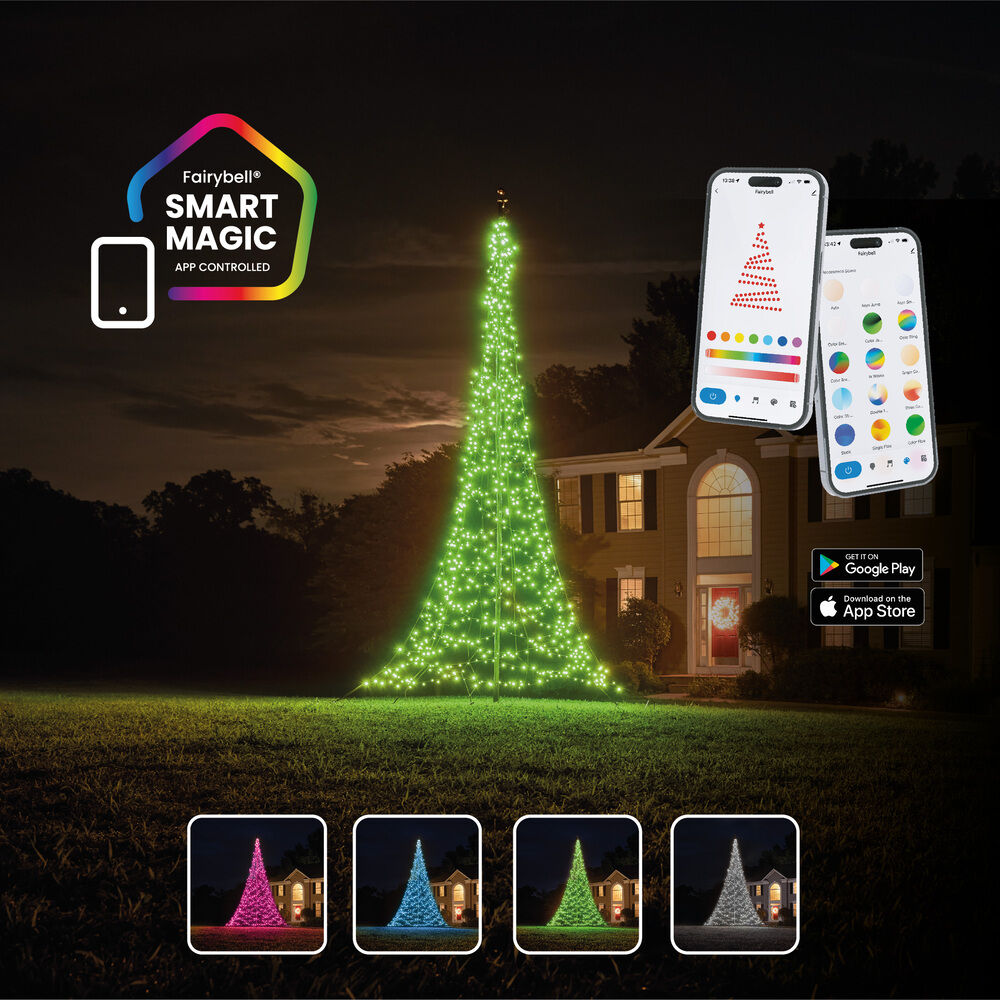 Fairybell Smart Magic - Vlaggenmast kerstboom - 864
