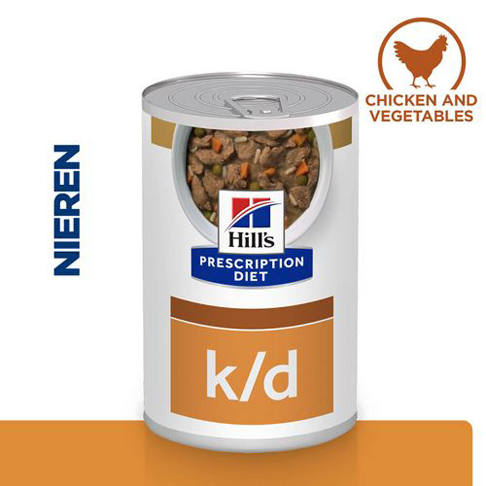 Hill's Prescription Diet Kidney Care k/d - Hondenvoer - 354.00 - groente, kip