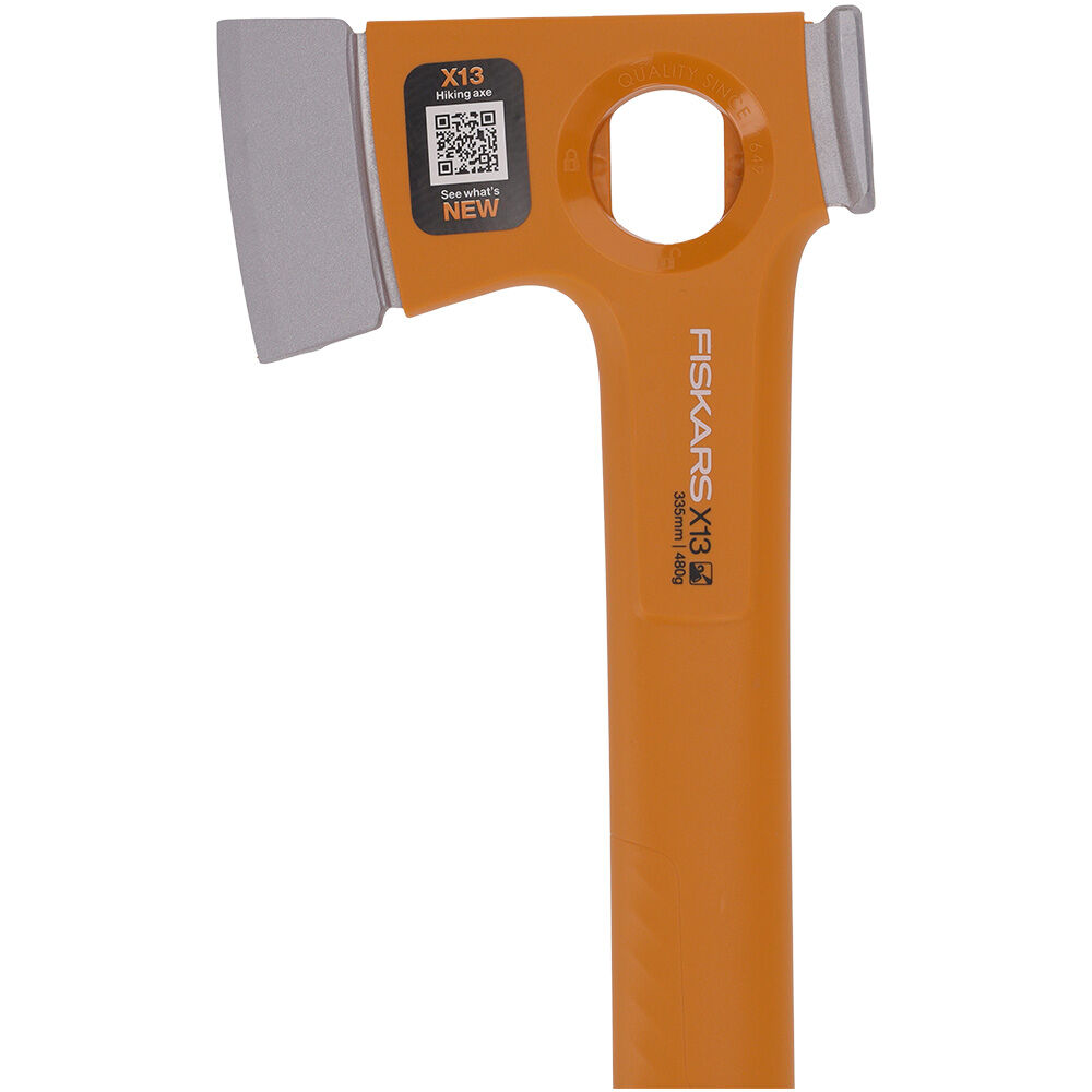 Fiskars X13 - Vrijetijdsbijl - Oranje