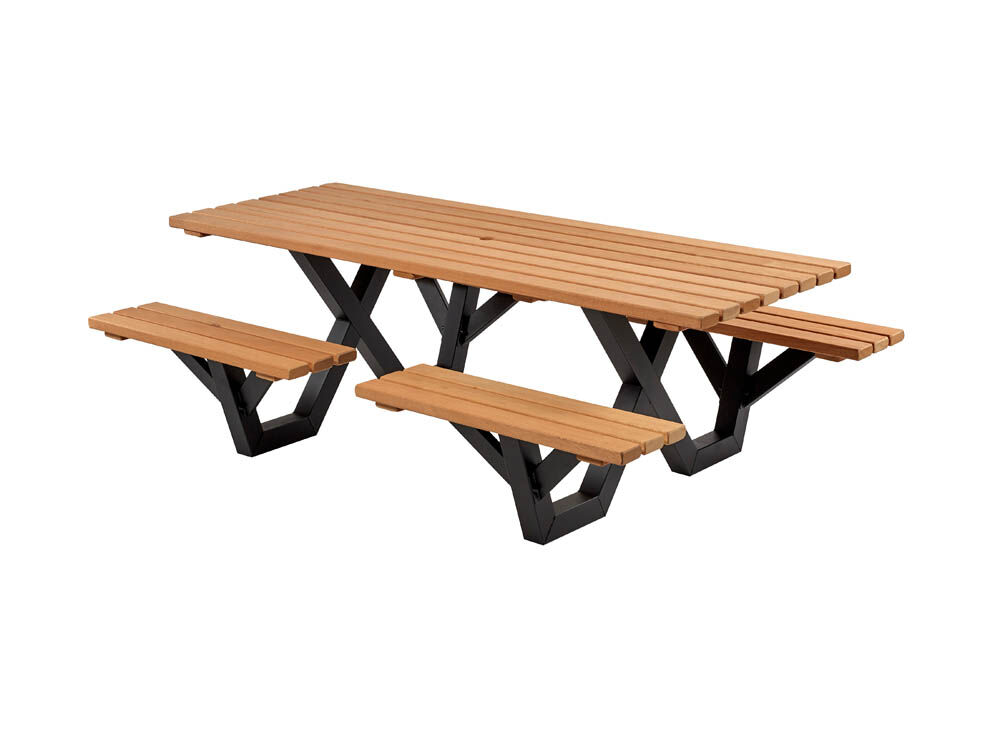 Talen Buitenmeubelen Hardhout - Picknicktafel Talen Buitenmeubelen Hardhout - Picknicktafel