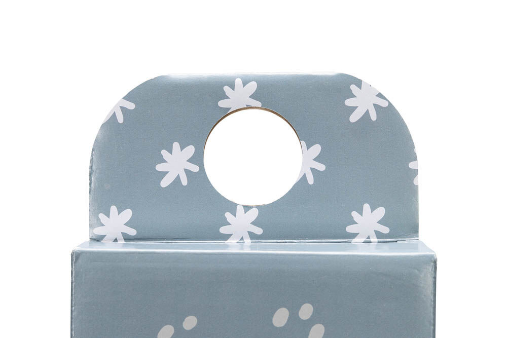 Beeztees Zeehond - Krabplank - 1.00 cm - Blauw - 45.00 cm - 1.00 cm