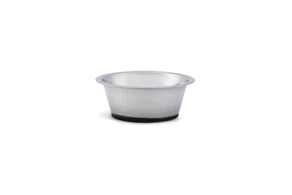 Beeztees Steeldish Antislip - Voerbak - Zilver - 28 cm Beeztees Steeldish Antislip - Voerbak - Zilver - 28 cm