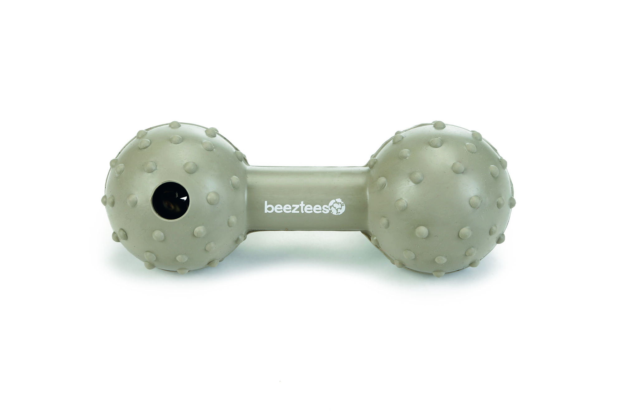 Beeztees Halter en Bel  - Kauwspeelgoed - Hond - beige - 20.5x6x20 cm Beeztees Halter en Bel  - Kauwspeelgoed - Hond - beige - 20.5x6x20 cm