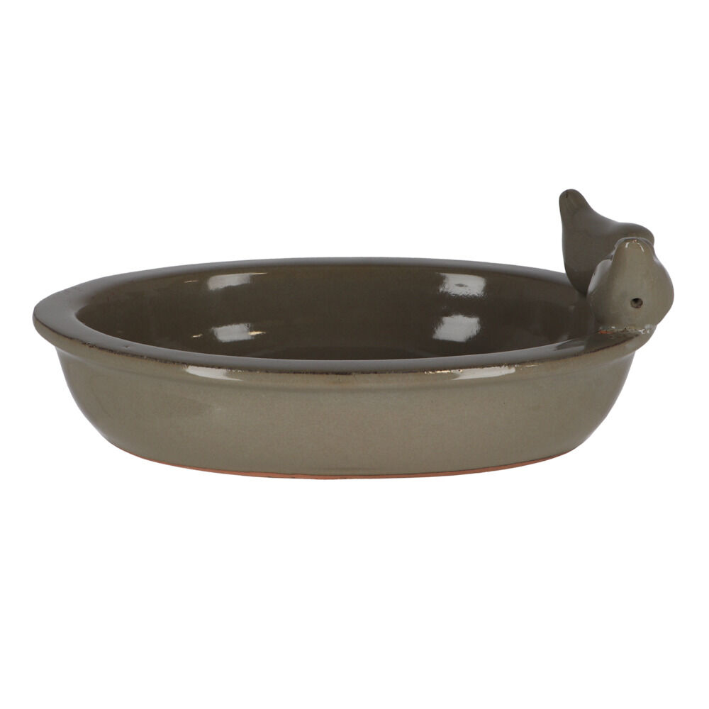 Best for Birds - Waterschaal ovaal - 11.00 cm - Grijs - 23.00 cm - Ovaal - 31.00 cm