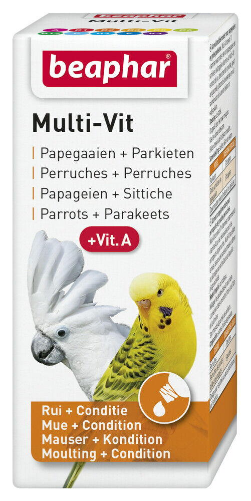 Beaphar - Multi-Vitamine Papegaaien en parkieten Beaphar - Multi-Vitamine Papegaaien en parkieten