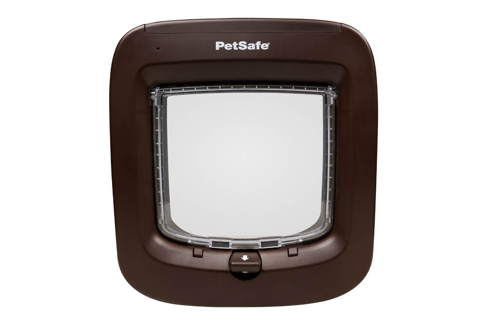 Petsafe - Kattenluik op microchip - 24.00 cm - Bruin - 22.00 cm - 12.20 cm