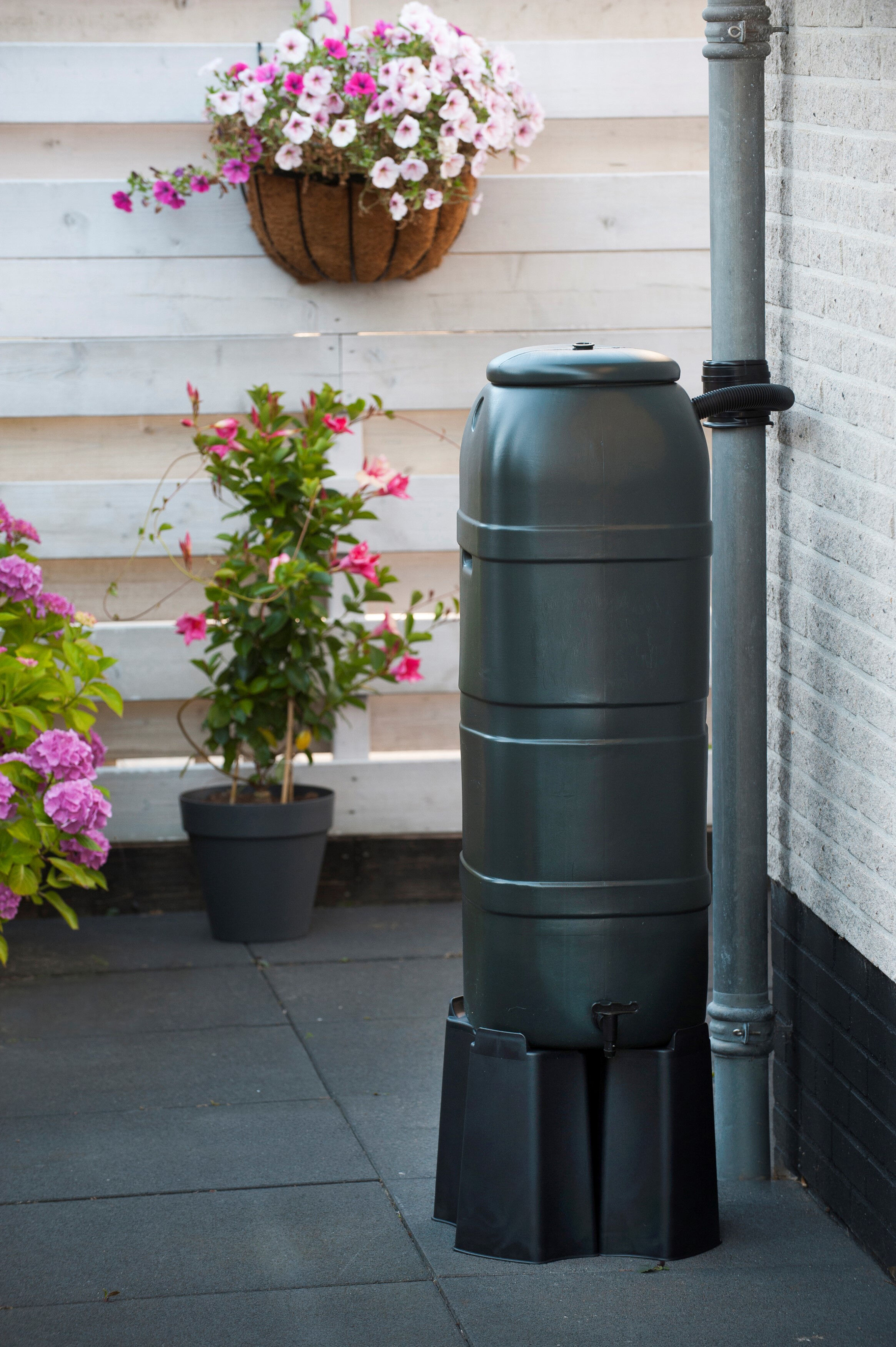 Nature Slimline - Regenton - 250 - Zwart