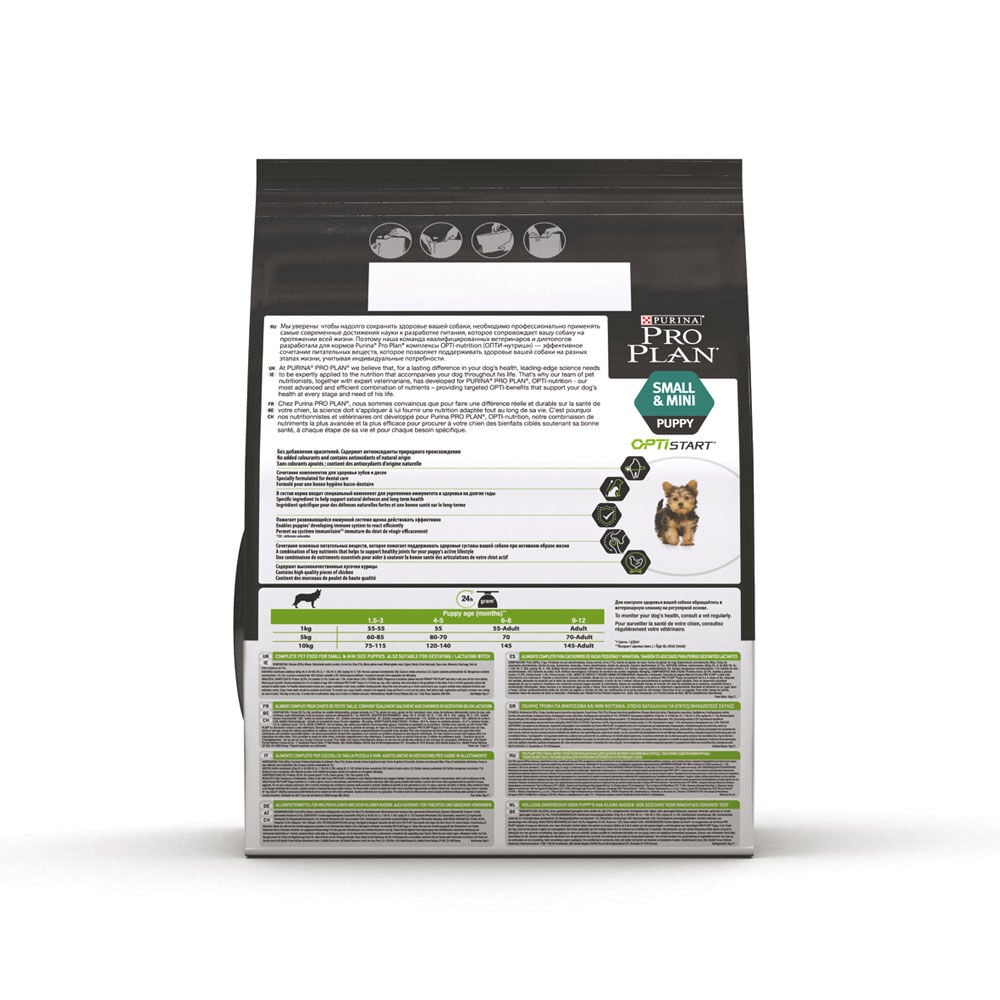 PRO PLAN Healthy Start Puppy Small/Mini - Hondenvoer - Kip - 3 kg