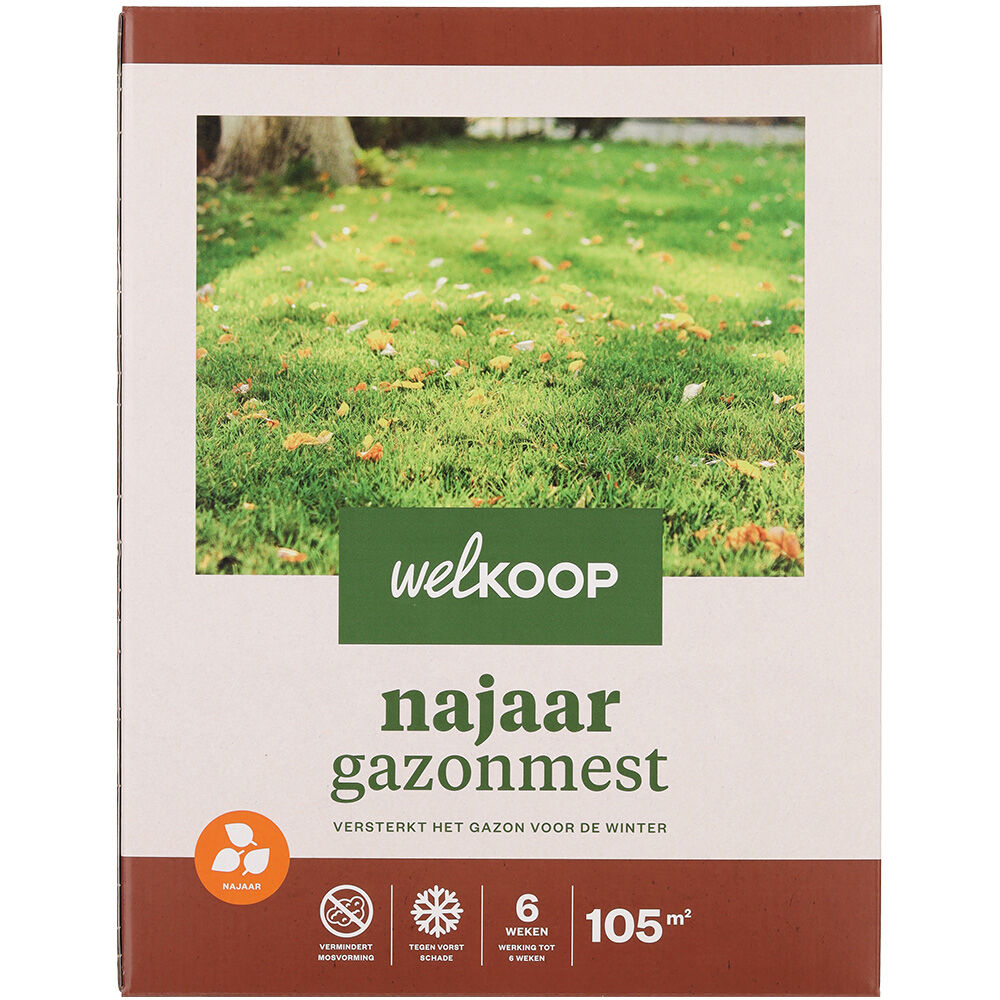 Welkoop - Najaar Gazonmest - 105 m² - 4 kg