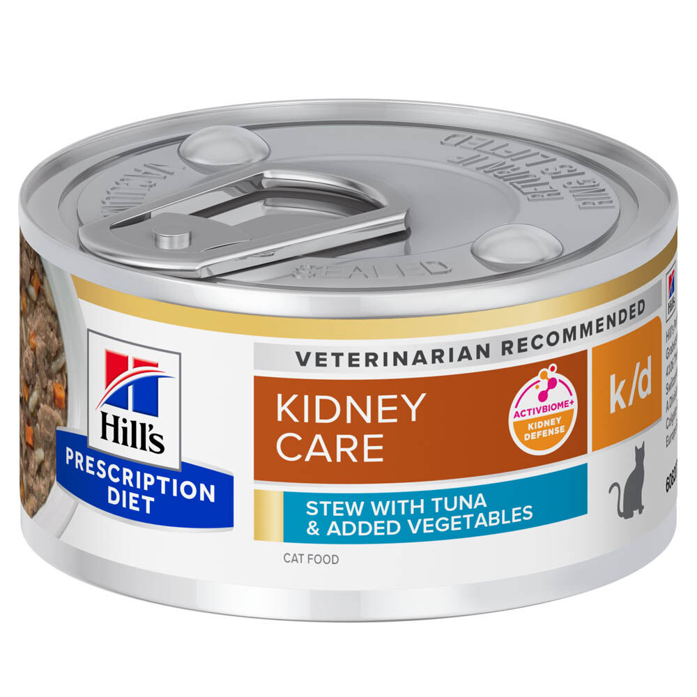 Hill's Prescription Diet Kidney Care k/d - Kattenvoer - Tonijn - Groente - 82 gram