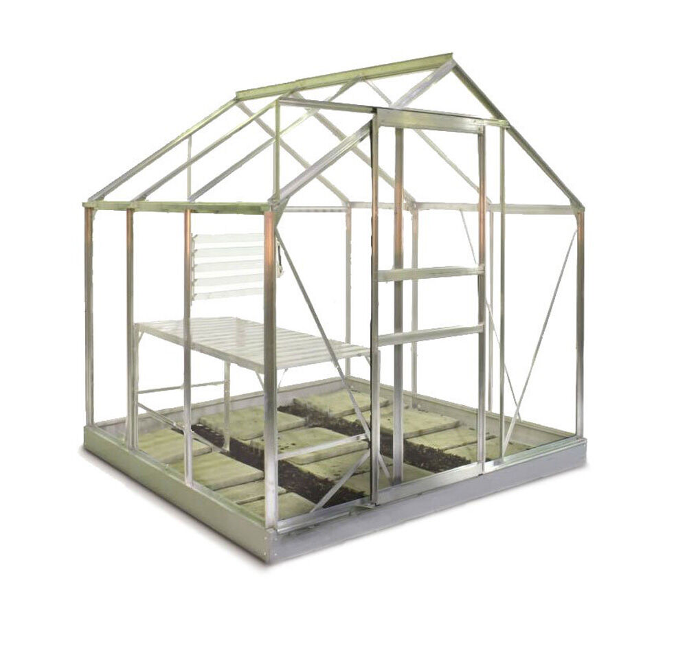 Halls Popular 66 - Tuinkas - 195.00 cm - Zilver - Veiligheidsglas - 193.00 cm - 195.00 cm