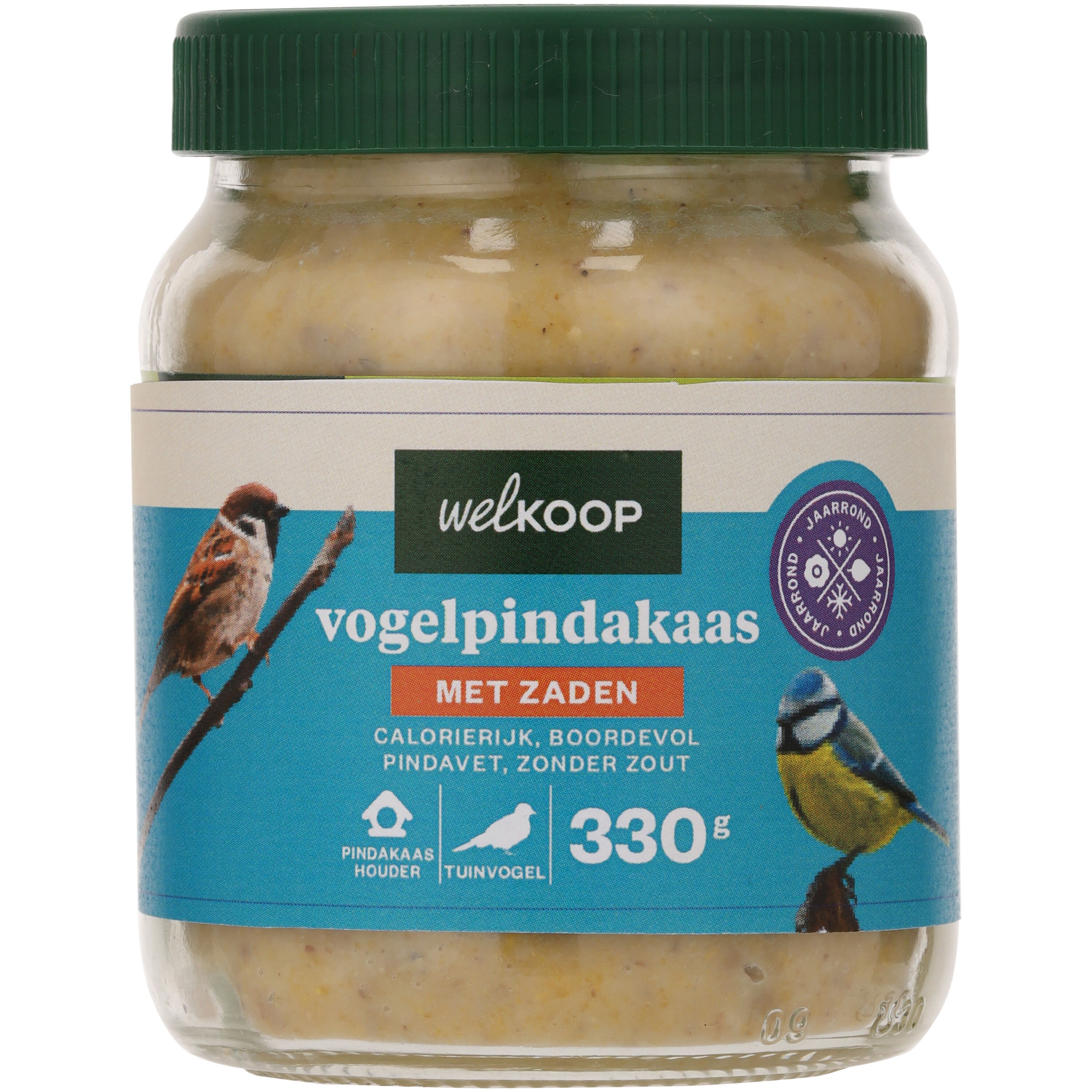 Welkoop - Vogelpindakaas - Tuinvogelvoer - 330 - zaden