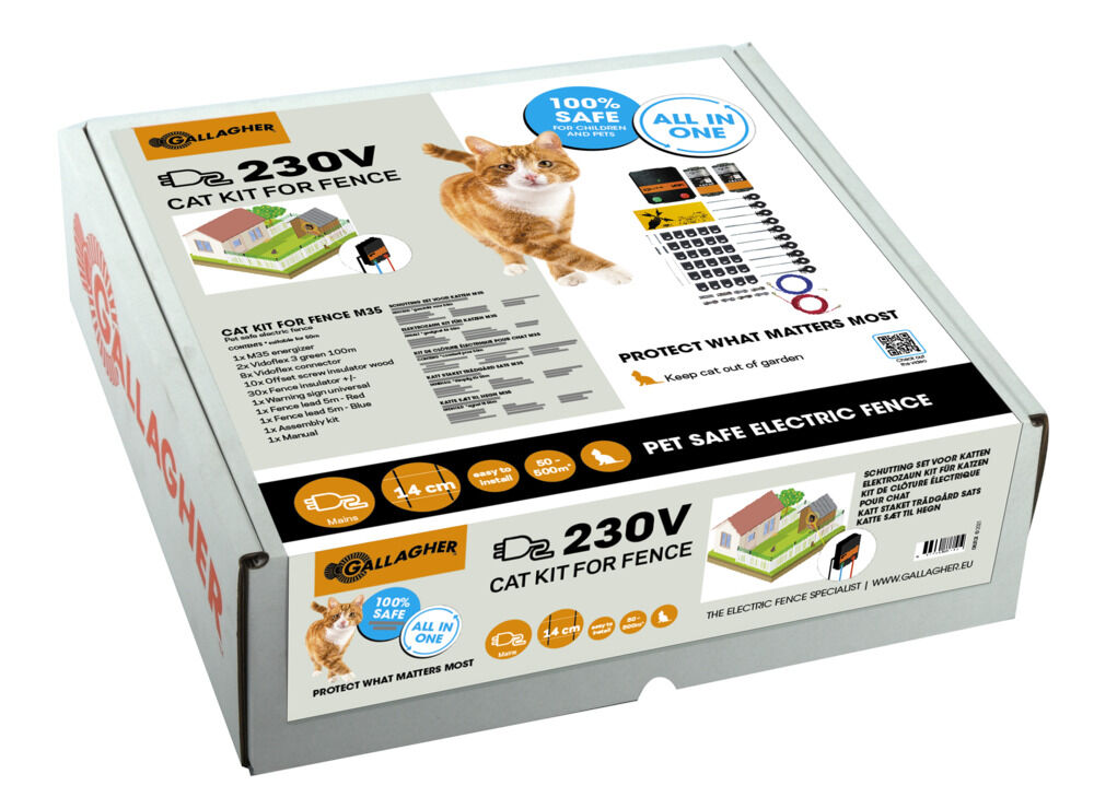 Gallagher Kattenschuttingset - M35 - 230V Gallagher Kattenschuttingset - M35 - 230V