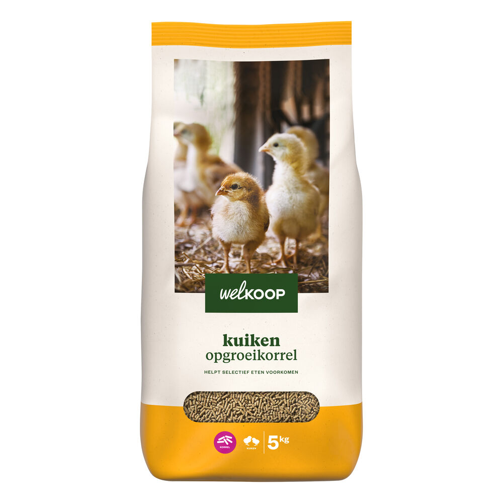Welkoop Opgroeikorrel - Kuikenvoer - 5 kg Welkoop Opgroeikorrel - Kuikenvoer - 5 kg