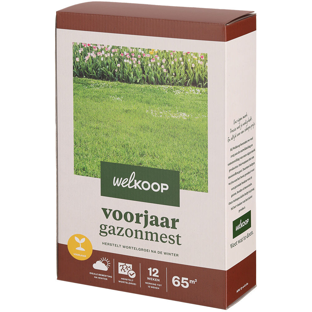 Welkoop - Voorjaar Gazonmest - 65 m² - 2 kg