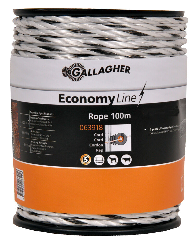 Gallagher EconomyLine - Cord - 16.20 cm - 100.00 - 14.00 cm - 10000.00 cm - 14.00 cm