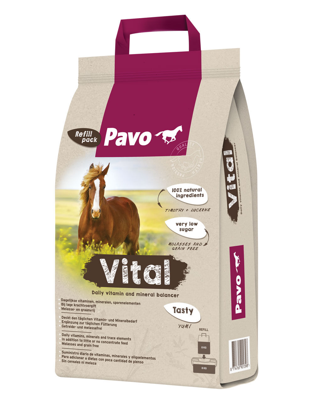Pavo Vital navulzak - Basisvoeding - 8.00 - Zak