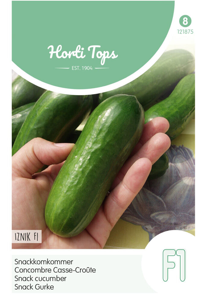 Hortitops Snackkomkommer Cucumis sativus Iznik F1 - Groentezaden Hortitops Snackkomkommer Cucumis sativus Iznik F1 - Groentezaden