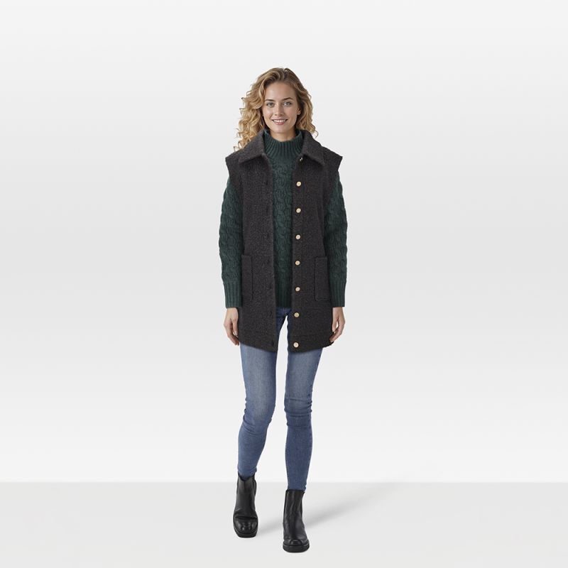Veleste Annelien - Gilet - 36 - Zwart